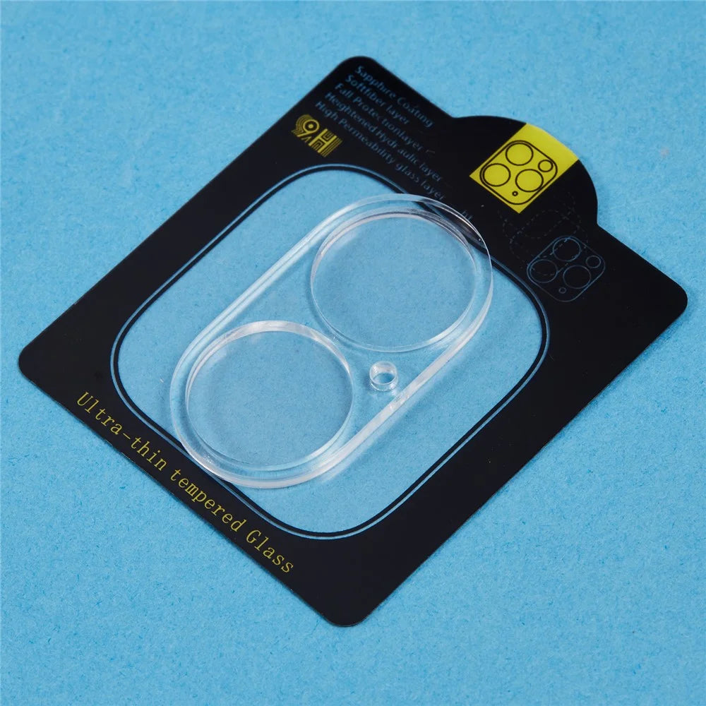 For iPhone 16 / 16 Plus Tempered Glass Camera Lens Protector 3D Arc Edge HD Clear - 4