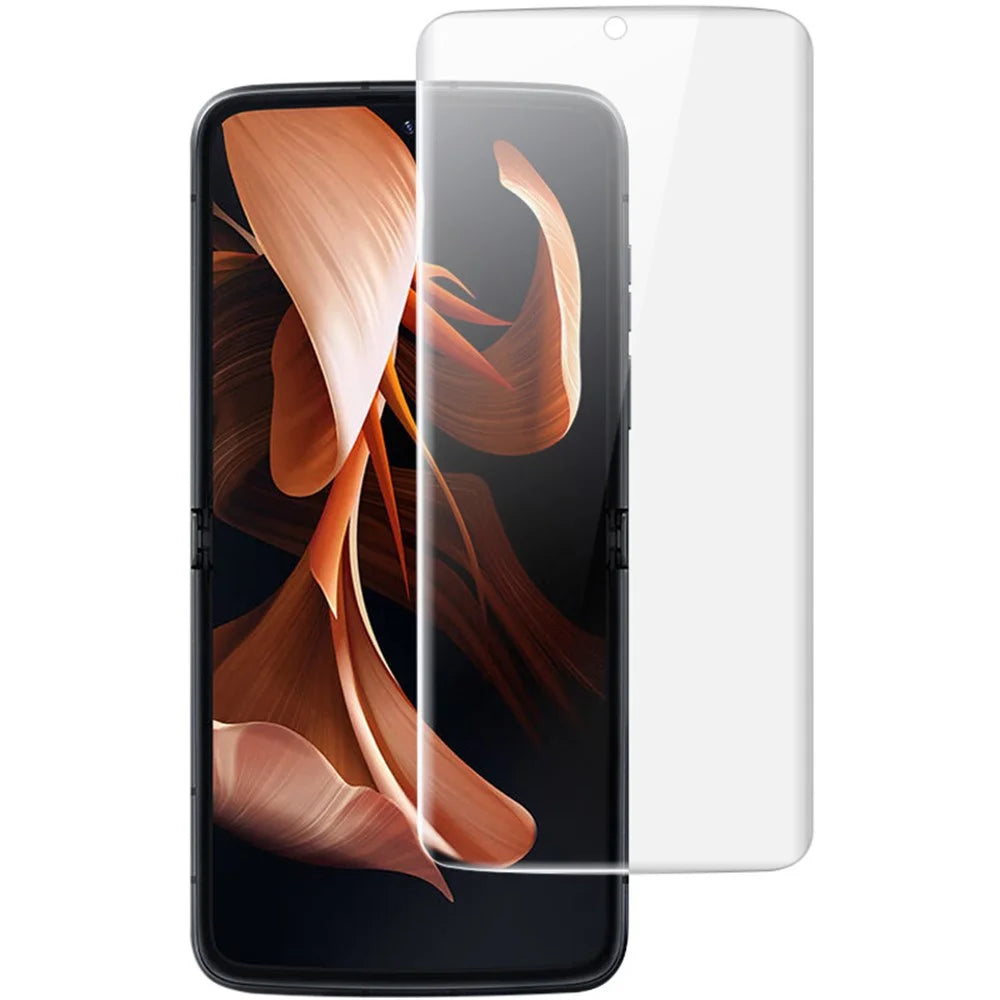 IMAK Hydrogel Film III For Motorola Razr 2022 5G 1 Set Phone Screen + Inside Screen Protector HD Clear Full Cover TPU Film - 3