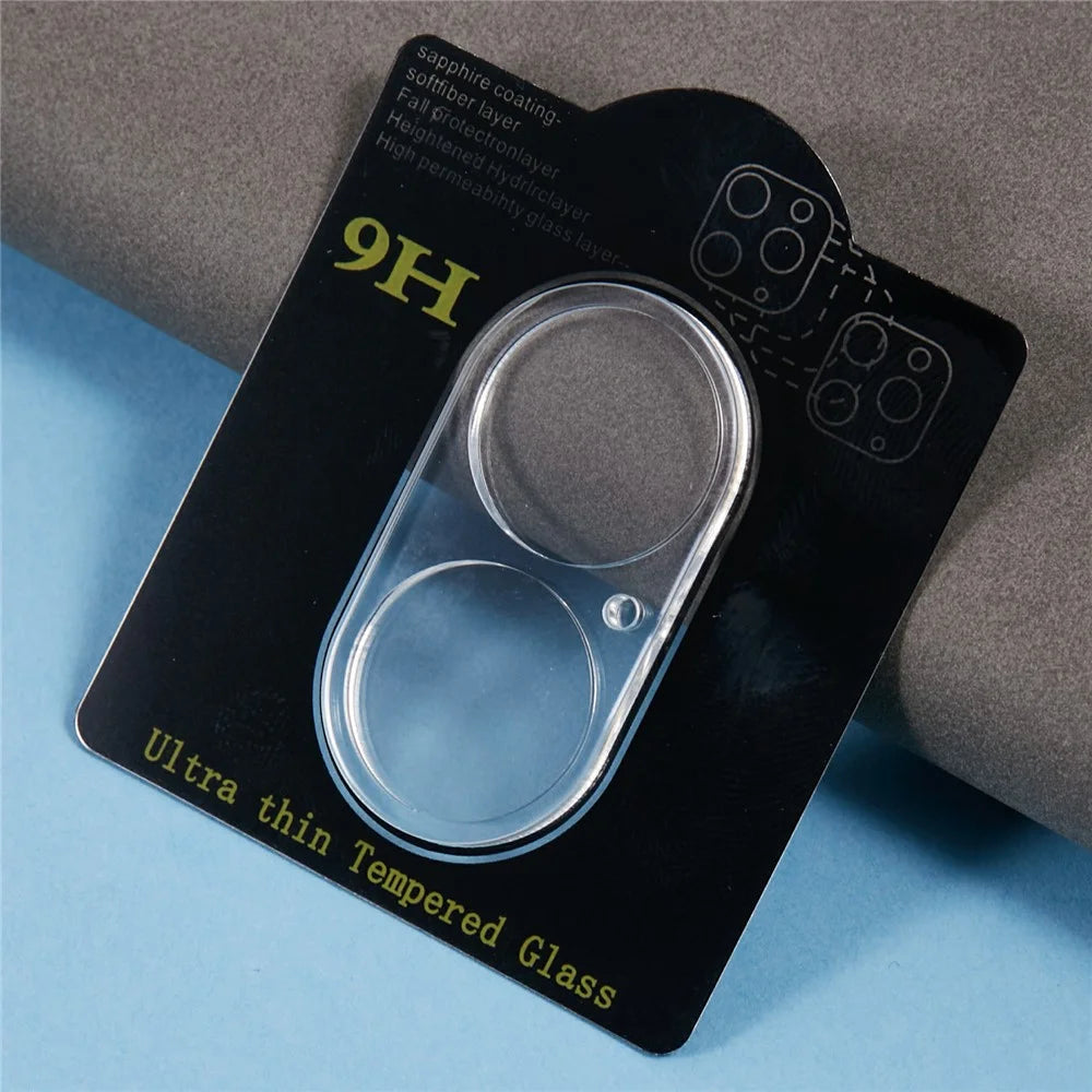 For iPhone 16 / 16 Plus Tempered Glass Phone Clear Lens Film HD Clear Camera Lens Protector - 3