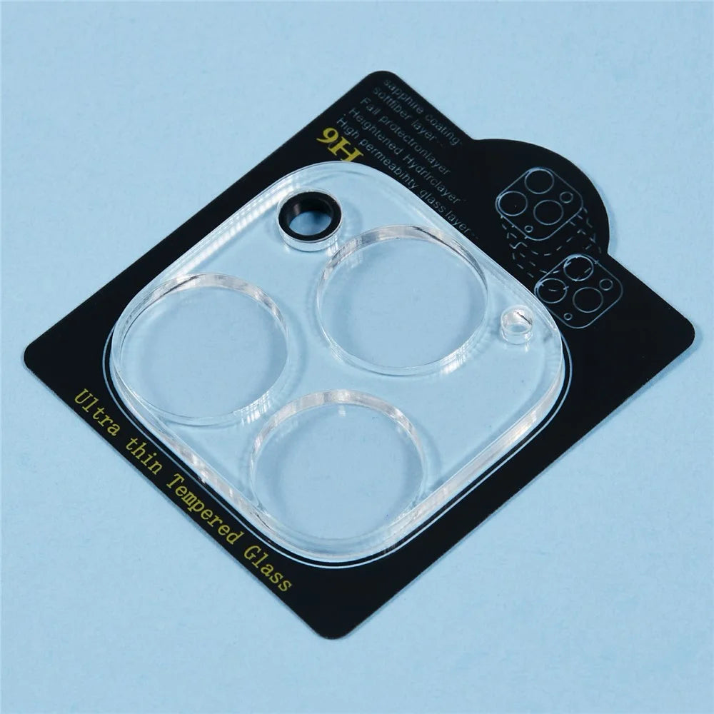 For iPhone 16 Pro Max / 16 Pro HD Clear Camera Lens Protector Tempered Glass Phone Clear Lens Film - 4