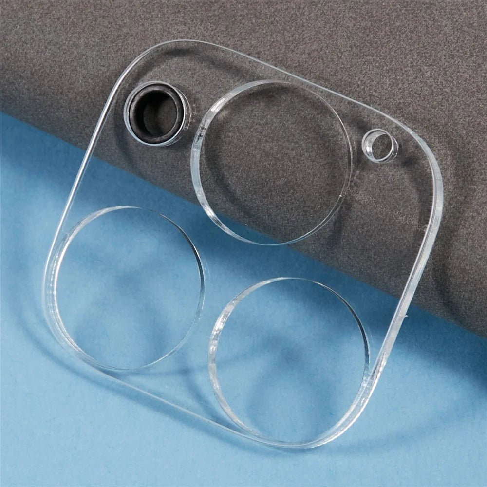 For iPhone 16 Pro Max / 16 Pro HD Clear Camera Lens Protector Tempered Glass Phone Clear Lens Film - 5