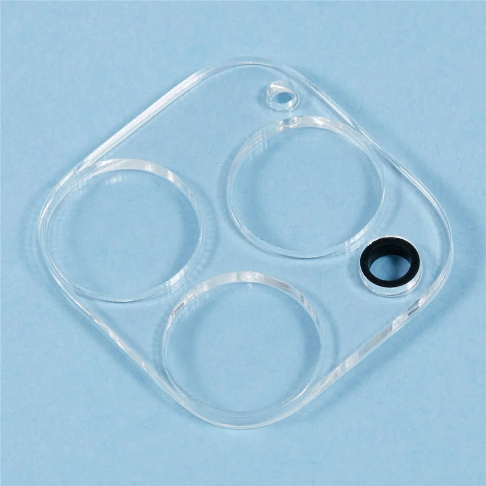 For iPhone 16 Pro Max / 16 Pro HD Clear Camera Lens Protector Tempered Glass Phone Clear Lens Film - 6