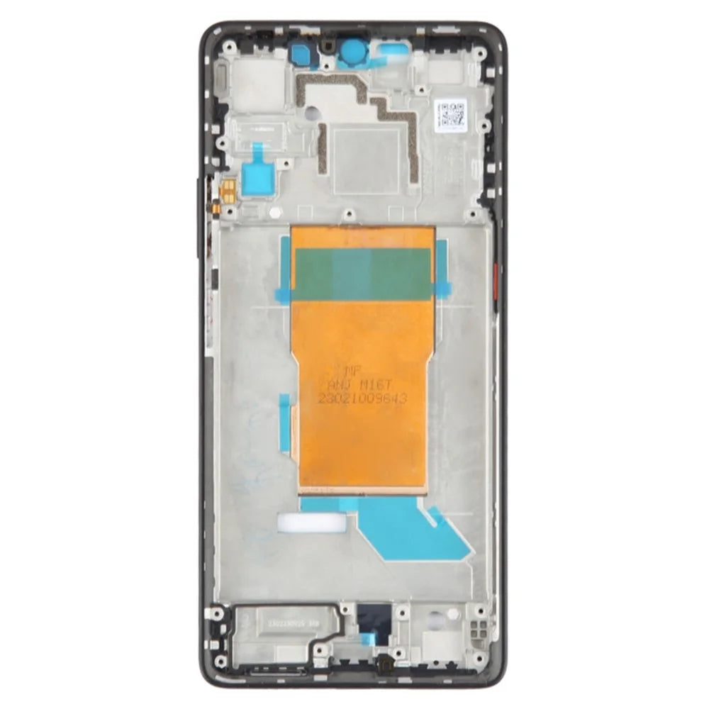 For Xiaomi Poco F5 5G / Redmi Note 12 Turbo Middle Plate Frame Repair Part (A-Side) (Without Logo) - Black - 2