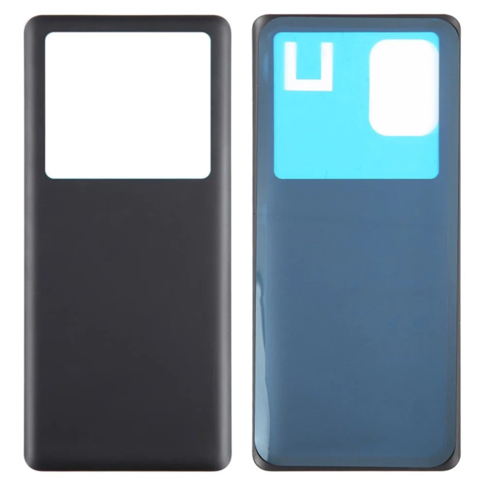For vivo X80 Pro 5G Back Battery Housing Cover Replacement Part (Without Logo) - Black - 1