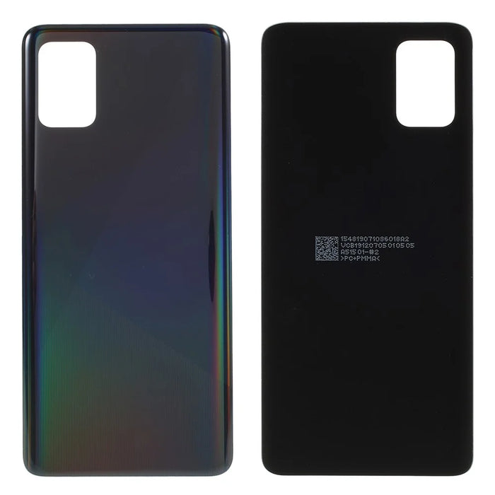 For Samsung Galaxy A51 4G SM-A515 Back Battery Housing Cover Replacement Part (Without Logo) - Black - 1