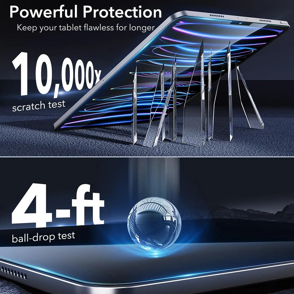 ESR 2Pcs for iPad Pro 11 (2018) / (2020) / (2021) / (2022) / iPad Air (2020) / (2022) Armorite Screen Protector Easy Installation Tempered Glass Film - 7