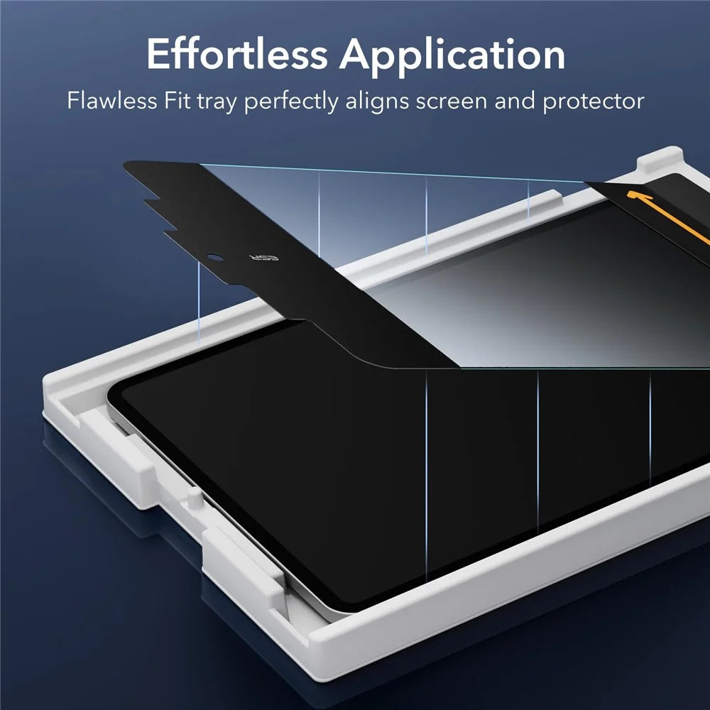 ESR 2Pcs for iPad Pro 12.9 (2018) / (2020) / (2021) / (2022) Screen Protector Tempered Glass Film with Alignment Tray - 3