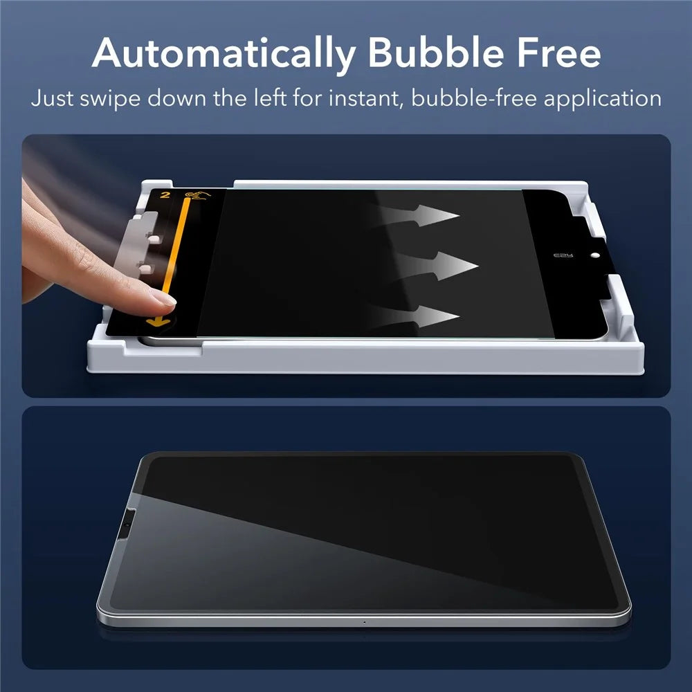 ESR 2Pcs for iPad Pro 12.9 (2018) / (2020) / (2021) / (2022) Screen Protector Tempered Glass Film with Alignment Tray - 4