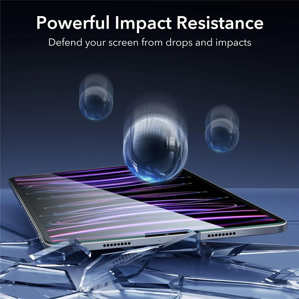 ESR 2Pcs for iPad Pro 12.9 (2018) / (2020) / (2021) / (2022) Screen Protector Tempered Glass Film with Alignment Tray - 5