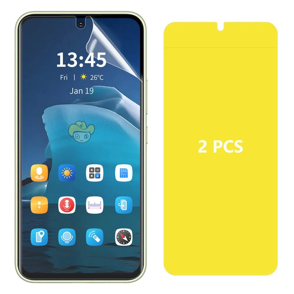 ENKAY HAT PRINCE 2Pcs For Realme GT5 5G Soft Hydrogel Screen Film Self-repairing - 1