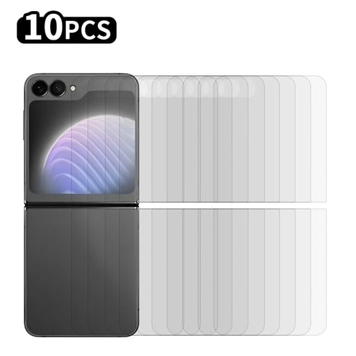 RURIHAI 10Pcs For Samsung Galaxy Z Flip7 FE 5G / Z Flip6 5G Screen Protector High Aluminium-Silicon Glass Film - 1