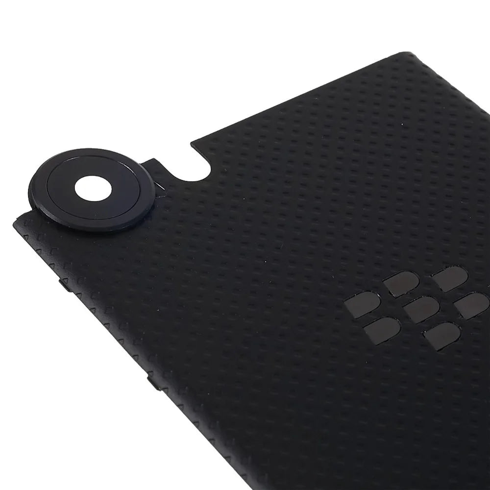 For BlackBerry Keyone OEM Battery Housing Cover Repair Part + Camera Lens Cover - Black - 5