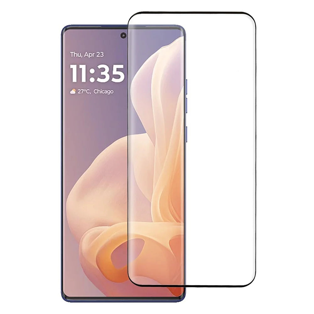 For Motorola Moto G85 5G / S50 Neo 5G Screen Protector 3D Curved Tempered Glass Film Side Glue - 1