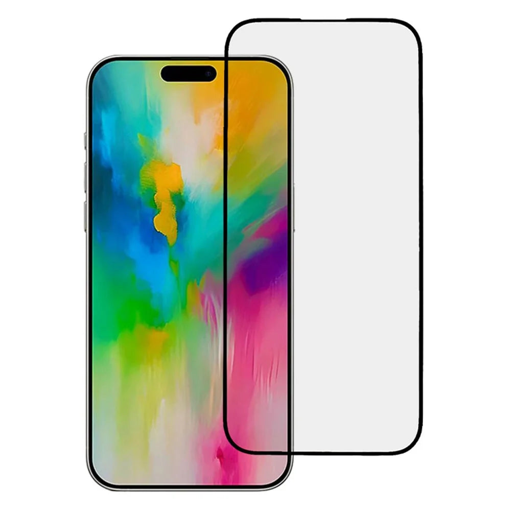 For iPhone 16 Pro Max Screen Protector Silk Printing High Aluminum-silicon Glass Film - 1