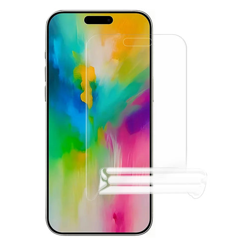 For iPhone 16 Screen Protector Soft Hydrogel TPU Anti-Scratch Screen Film - 1