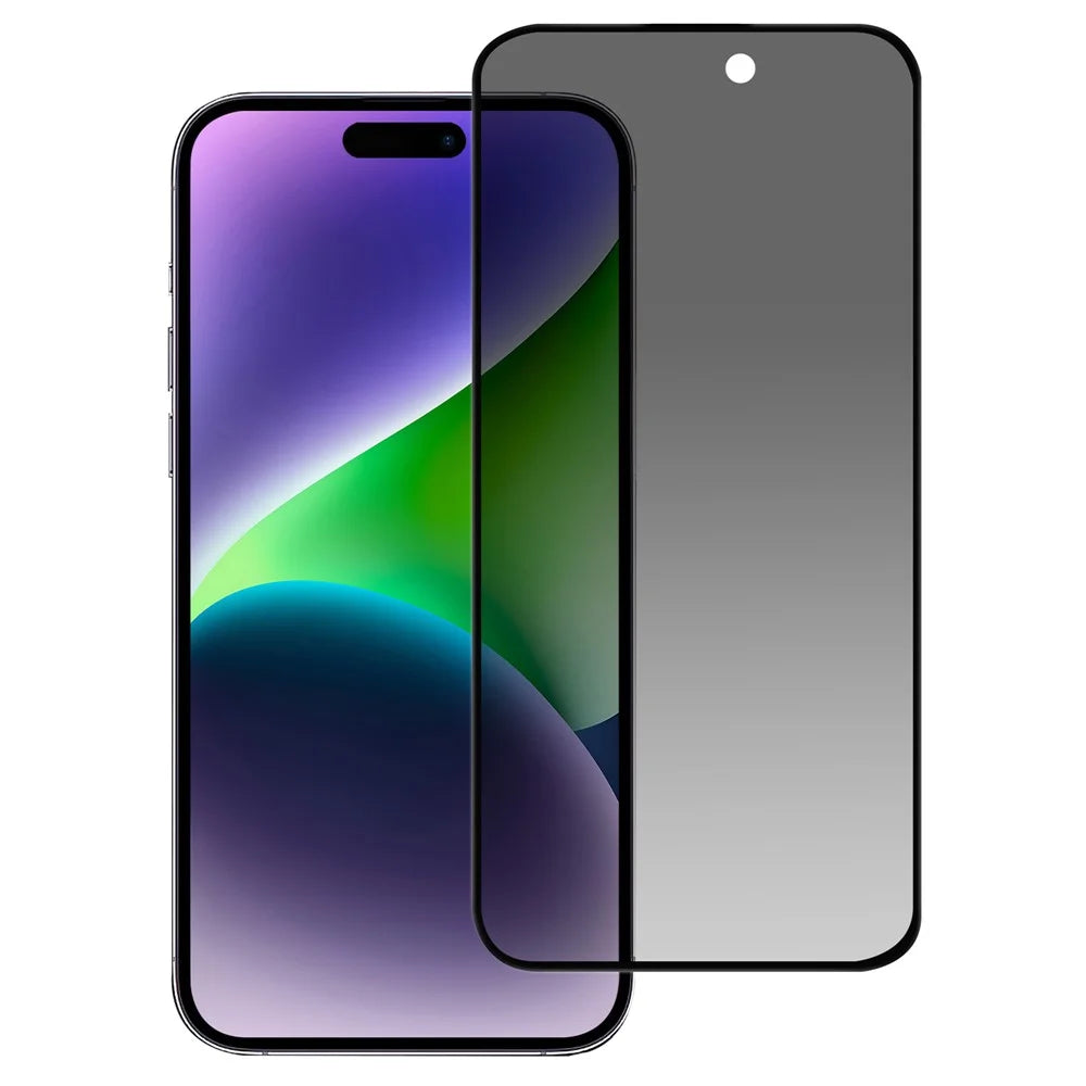 For iPhone 16 Pro Screen Protector 2.5D Arc Edge Anti-explosion Anti-spy Tempered Glass Film - 1