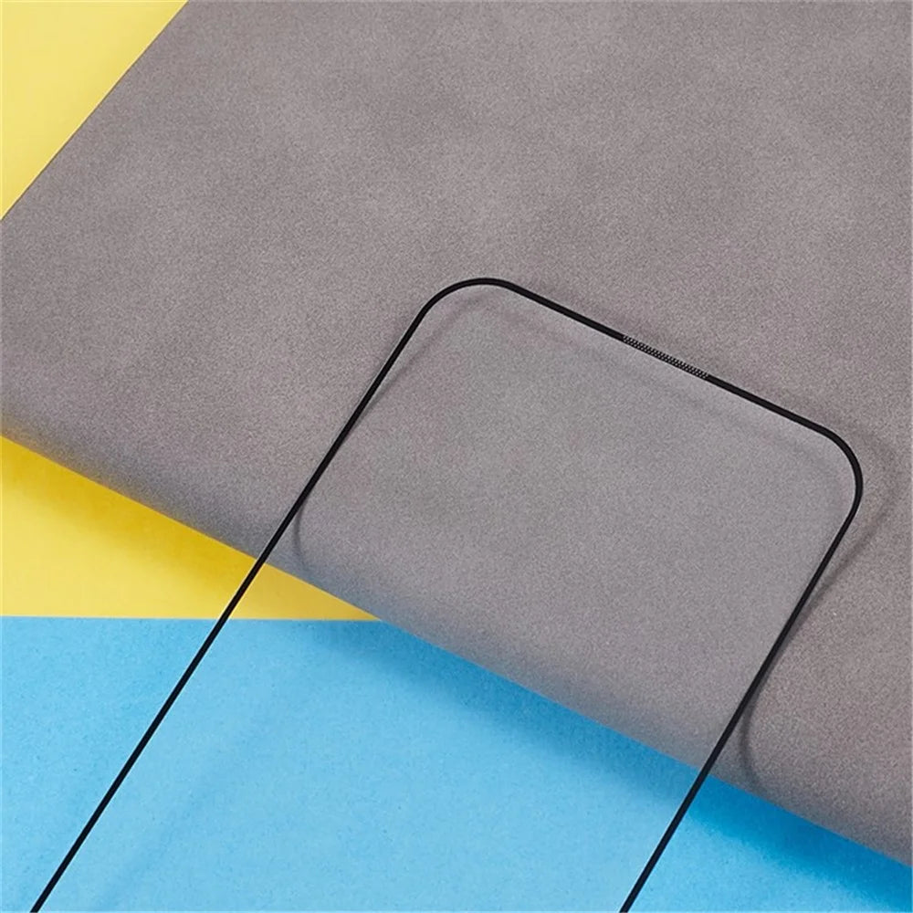 For iPhone 16 Pro Full Screen Protector 9D Side Glue Tempered Glass Full Screen Film - 5
