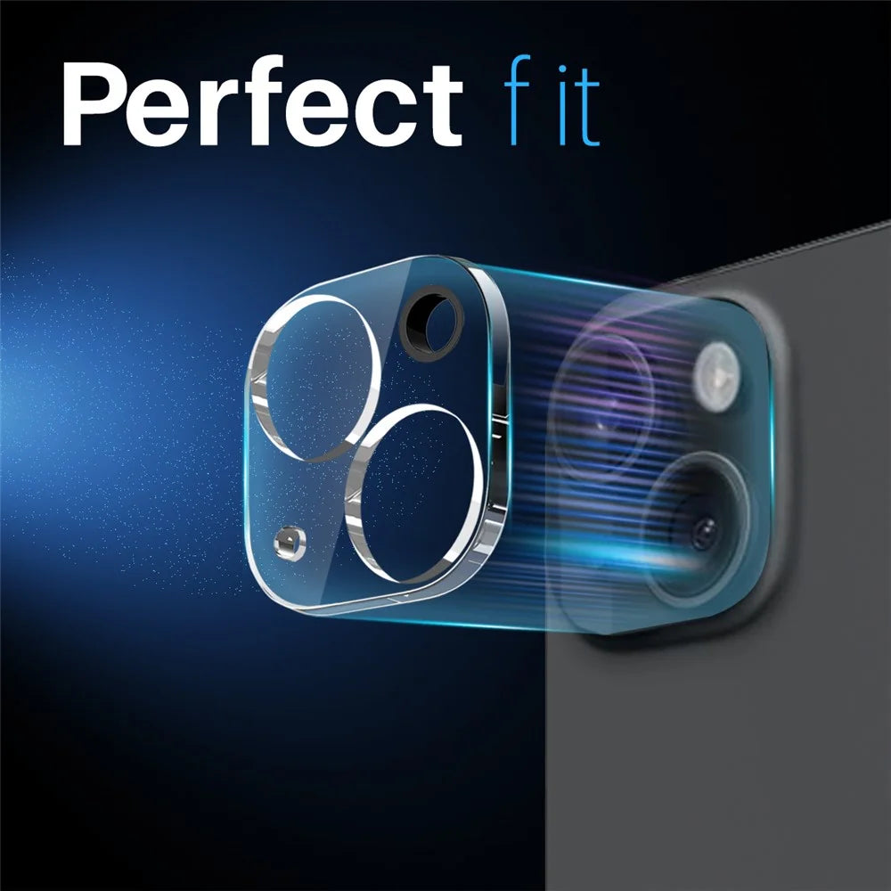NORTHJO For iPhone 15 / 15 Plus Camera Lens Protector Tempered Glass HD Clear 3D Full Coverage - 4