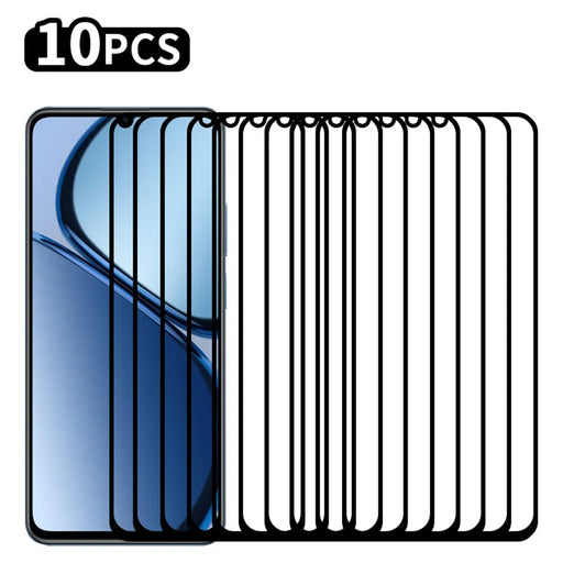 RURIHAI 10Pcs For Realme Note 60x 4G / C63 4G / C61 4G Secondary Hardening Screen Protector Full Glue 0.26mm 2.5D - 1