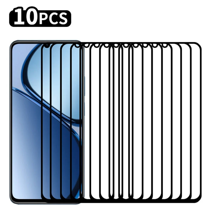 RURIHAI 10Pcs For Realme Note 60x 4G / C63 4G / C61 4G Secondary Hardening Screen Protector Full Glue 0.26mm 2.5D - 1