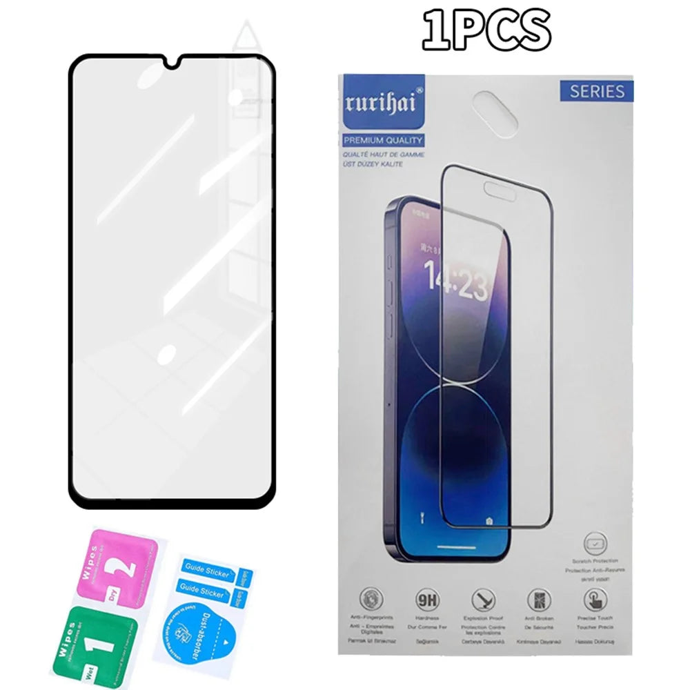 RURIHAI For Realme Note 60x 4G / C63 4G / C61 4G Full Screen Protector Full Glue Secondary Hardening - 5