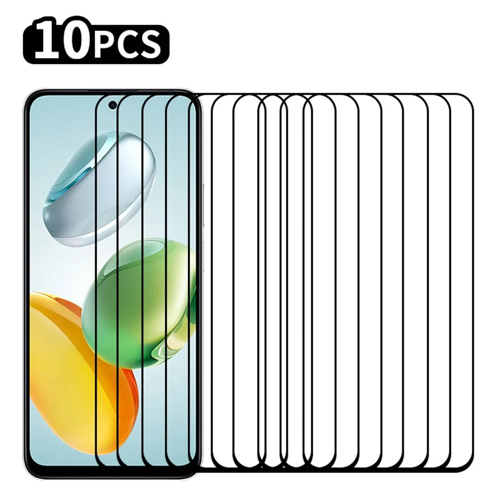RURIHAI 10Pcs For Honor Play 60 Plus 5G Full Screen Protector High Aluminum-Silicon Glass Film - 1