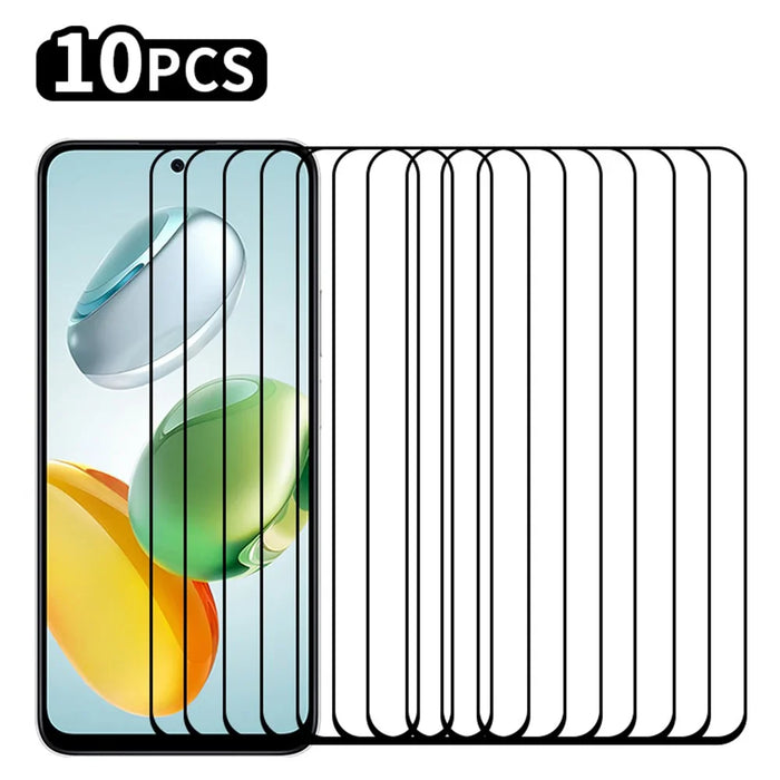 RURIHAI 10Pcs For Honor Play 60 Plus 5G Full Screen Protector High Aluminum-Silicon Glass Film - 1