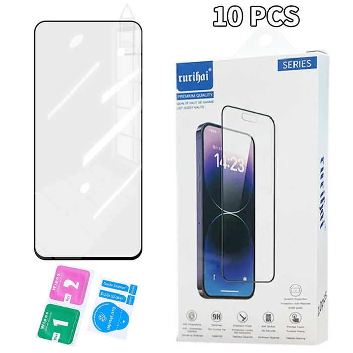 RURIHAI 10Pcs For Honor Play 60 Plus 5G Full Screen Protector High Aluminum-Silicon Glass Film - 6