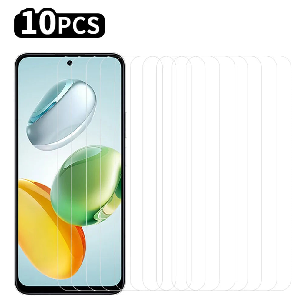 RURIHAI 10Pcs For Realme 12 4G / 12+ 5G Screen Protector High Aluminium-Silicon Glass Film Sensitive Touch - 1