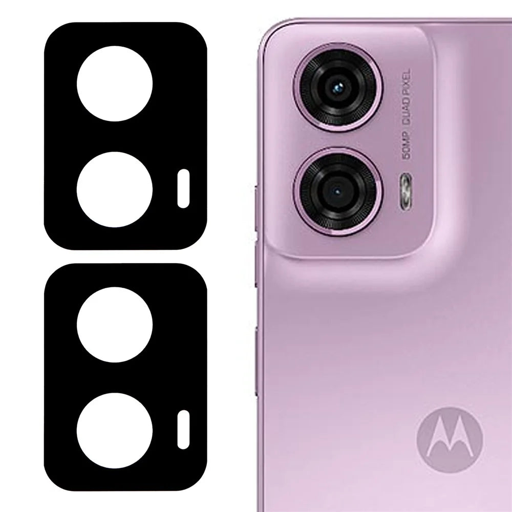 2Pcs For Motorola Moto G04s 4G / G24 4G / G04 4G Camera Lens Protector 3D Silk Printing Rear Lens Film - 1