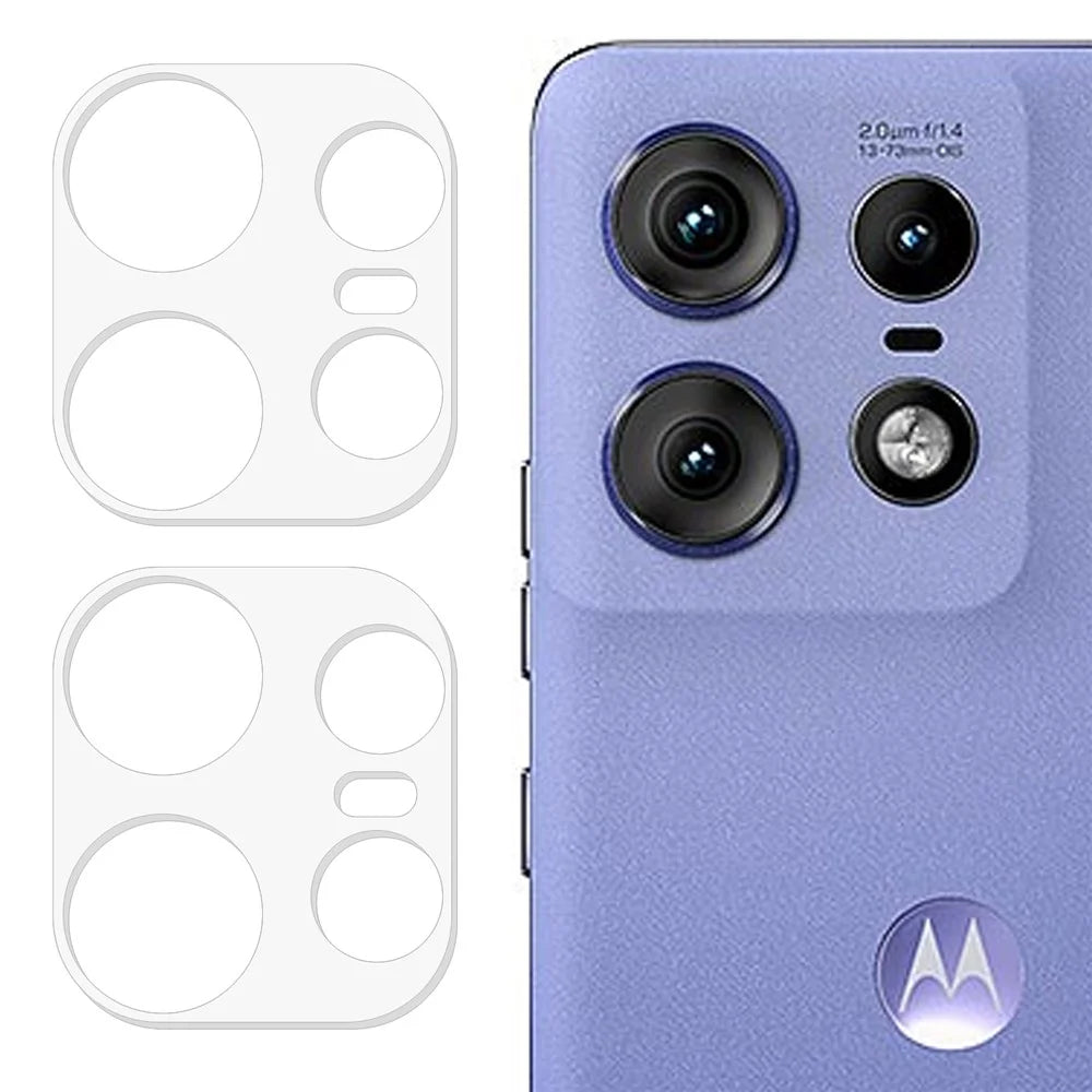 2Pcs For Motorola Edge 50 Pro 5G Tempered Glass Camera Lens Protector 3D Arc Edge - 1