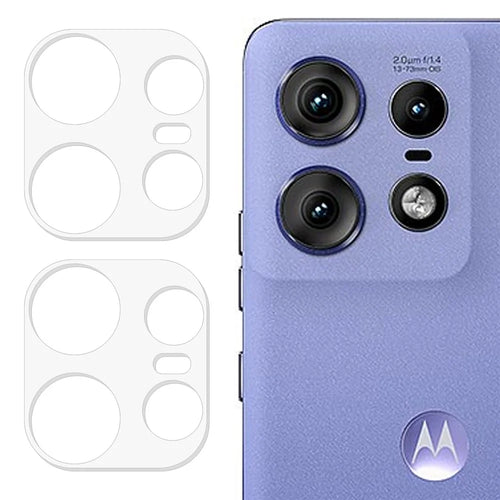 2Pcs For Motorola Edge 50 Pro 5G Tempered Glass Camera Lens Protector 3D Arc Edge - 1