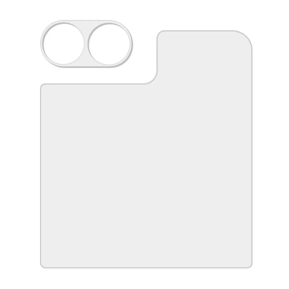 For Motorola Razr 50 5G / Razr 2024 5G 3D Camera Lens Film+Tempered Glass Small Screen Protector - 2