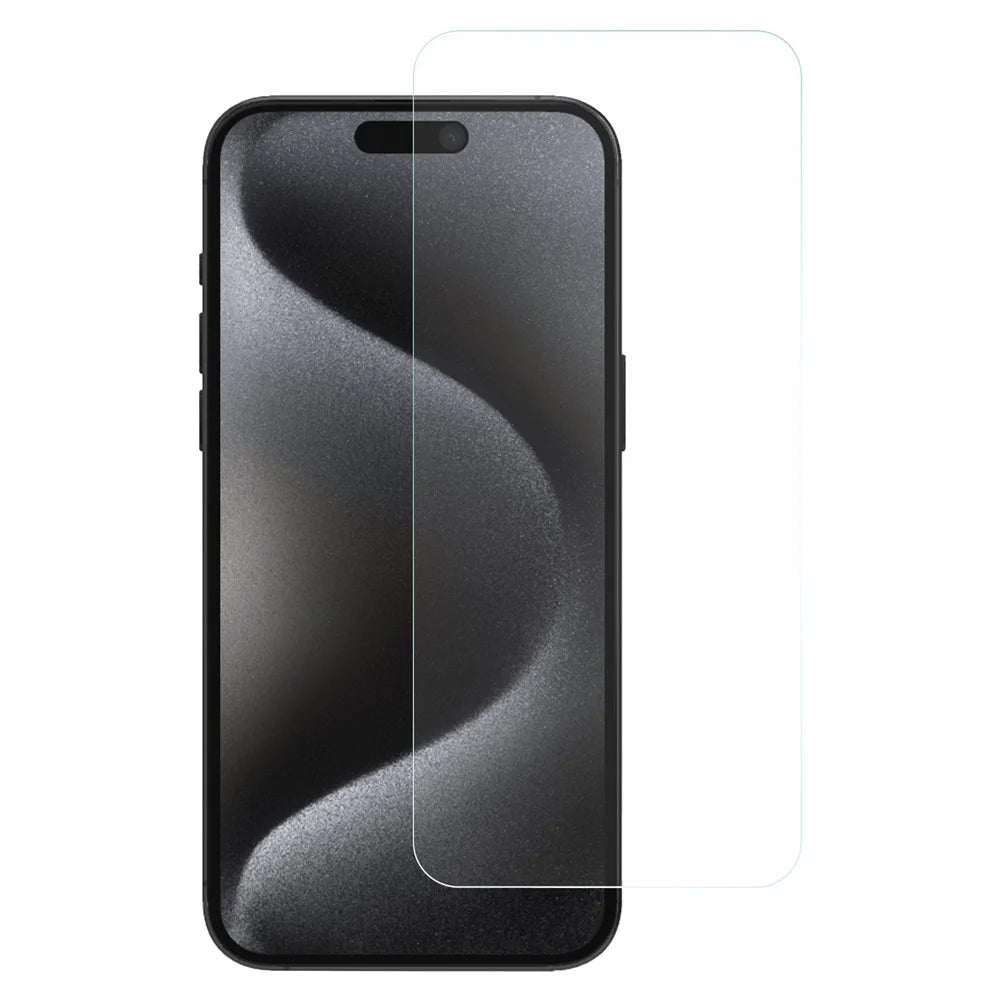 For iPhone 16 Pro Screen Protector 2.5D Ultra Clear High Aluminium-Silicon Glass Film - 1