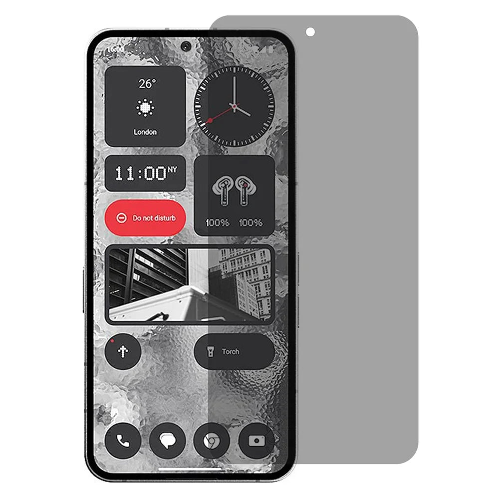 For Nothing Phone (2) Anti-Spy High Aluminium-Silicon Glass Full Screen Protector - 1