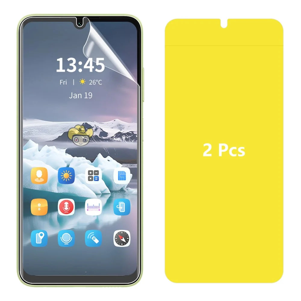 ENKAY HAT PRINCE 2Pcs For Realme Note 50 4G Clear Hydrogel Screen Protector - 1