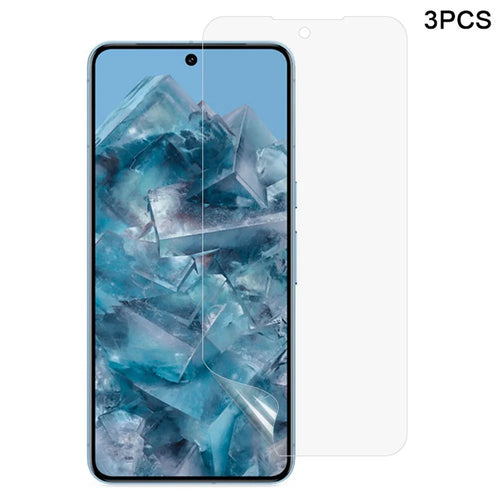 3Pcs For Google Pixel 9 / 9 Pro Screen Protector HD Clear Cell Phone Screen Soft PET Film - 1