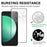 For Samsung Galaxy S24 FE AGC Tempered Glass with Black Edge Full Glue Full Coverage Screen Protector - 4