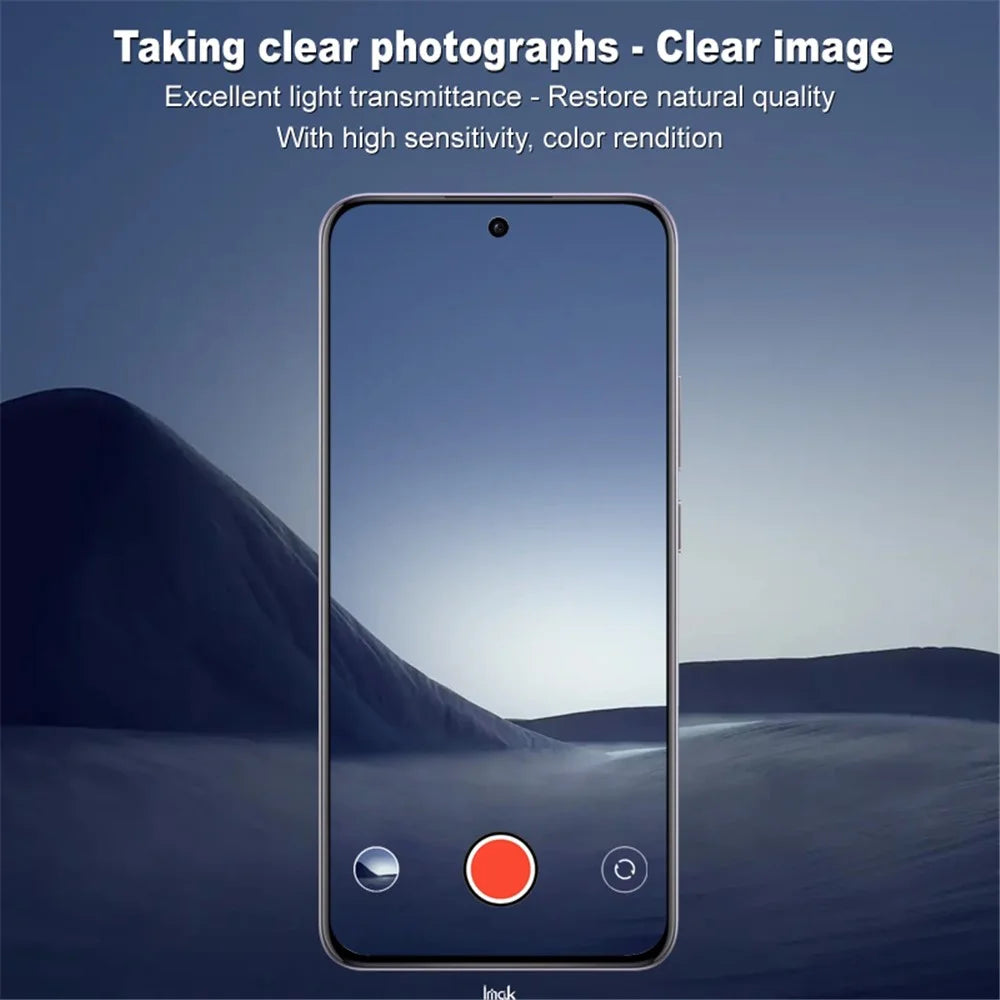 IMAK For Motorola Edge 50 Pro 5G Camera Lens Protector Tempered Glass Film+Acrylic Lens Cap - 4
