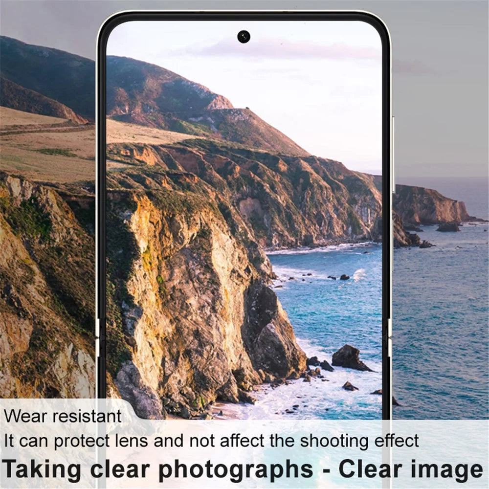 IMAK For Honor Magic V Flip 5G Camera Lens Film+Tempered Glass Rear Screen Protector - 4