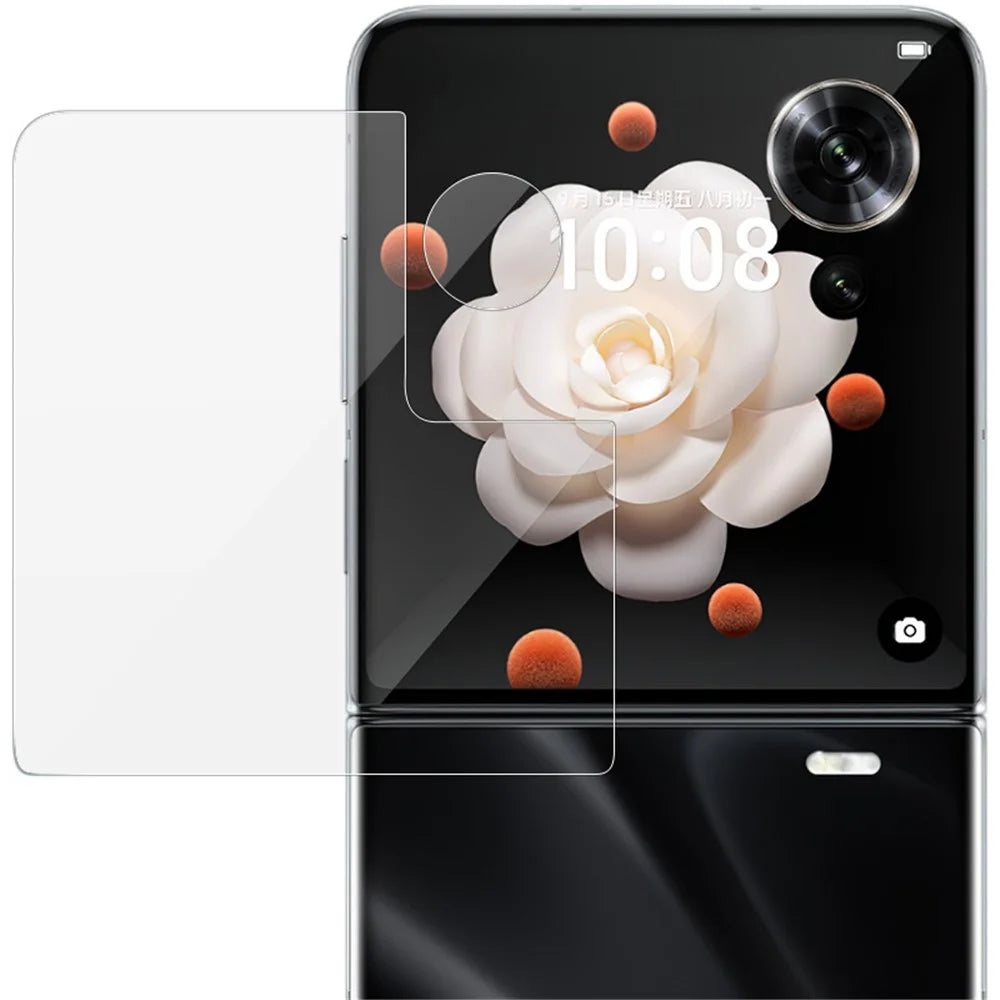 IMAK For Honor Magic V Flip 5G Camera Lens Film+Tempered Glass Rear Screen Protector - 5