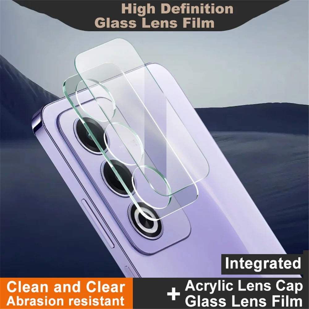 IMAK For Oppo A3 Pro (India) 5G Tempered Glass Camera Lens Protector + Acrylic Lens Cap - 2