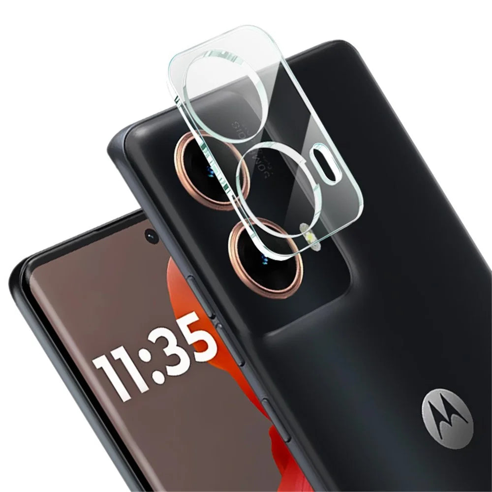 IMAK For Motorola Moto G85 5G / S50 Neo 5G Tempered Glass Camera Lens Protector + Acrylic Lens Cap - 2