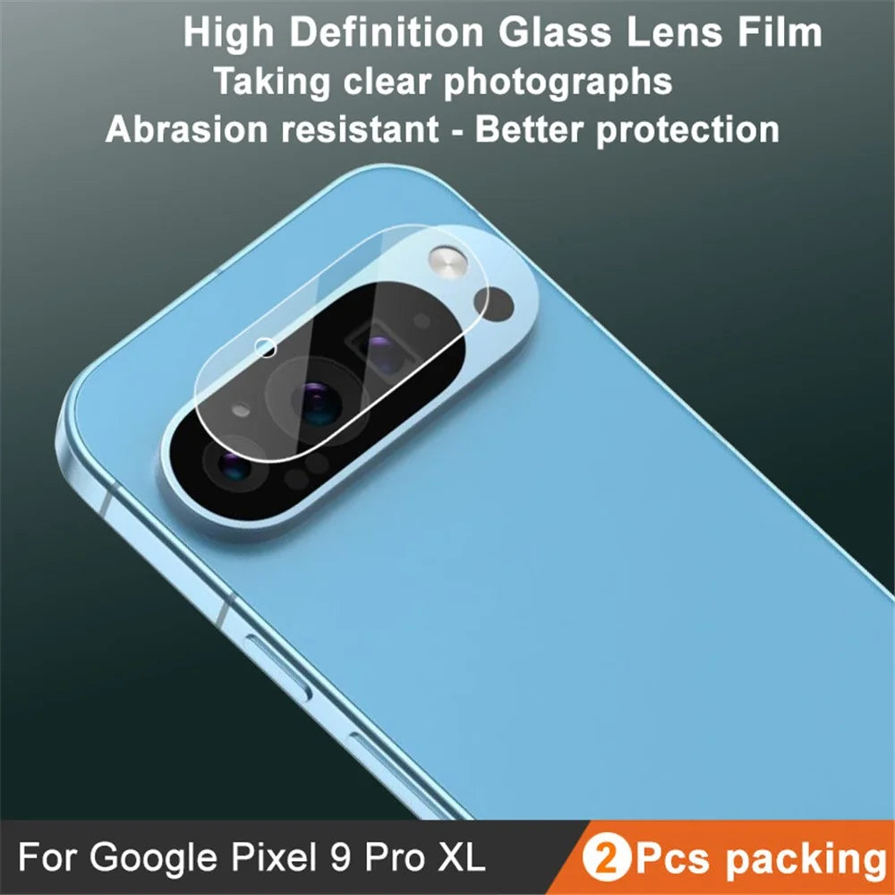 IMAK 2Pcs For Google Pixel 9 Pro XL Camera Lens Protector HD Tempered Glass Rear Lens Film (Downsize Version) - 3
