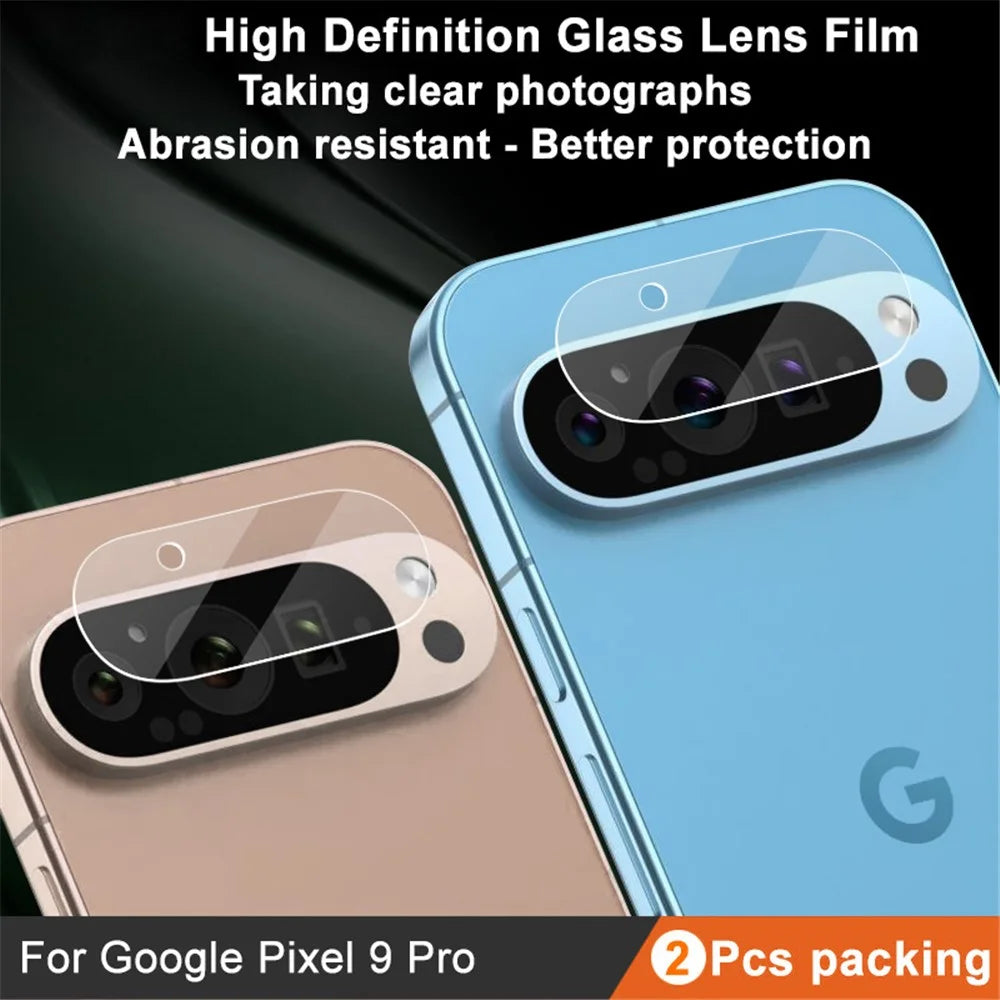 IMAK 2Pcs For Google Pixel 9 Pro Camera Lens Protector HD Tempered Glass Rear Lens Film (Downsize Version) - 3