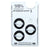 RURIHAI For iPhone 16 Pro  /  16 Pro Max Tempered Glass AR Camera Lens Protector with Titanium Alloy Ring - Black - 4