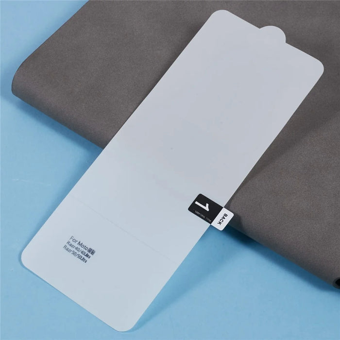 For Motorola Razr 50 Ultra 5G Screen Protector Set, Front + Back Full Cover TPU+PET Hydrogel Film - 4