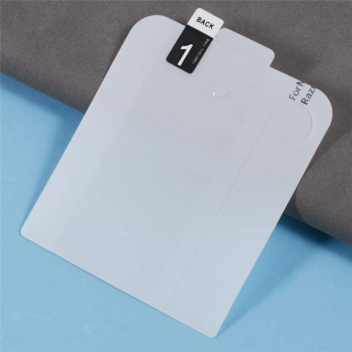 For Motorola Razr 50 Ultra 5G Screen Protector Set, Front + Back Full Cover TPU+PET Hydrogel Film - 6