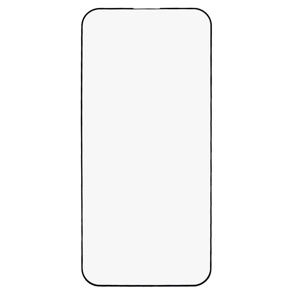 For iPhone 13 / 13 Pro  / iPhone 14 Screen Protector Ultra Clear Metal Frame + Tempered Glass Film - 2