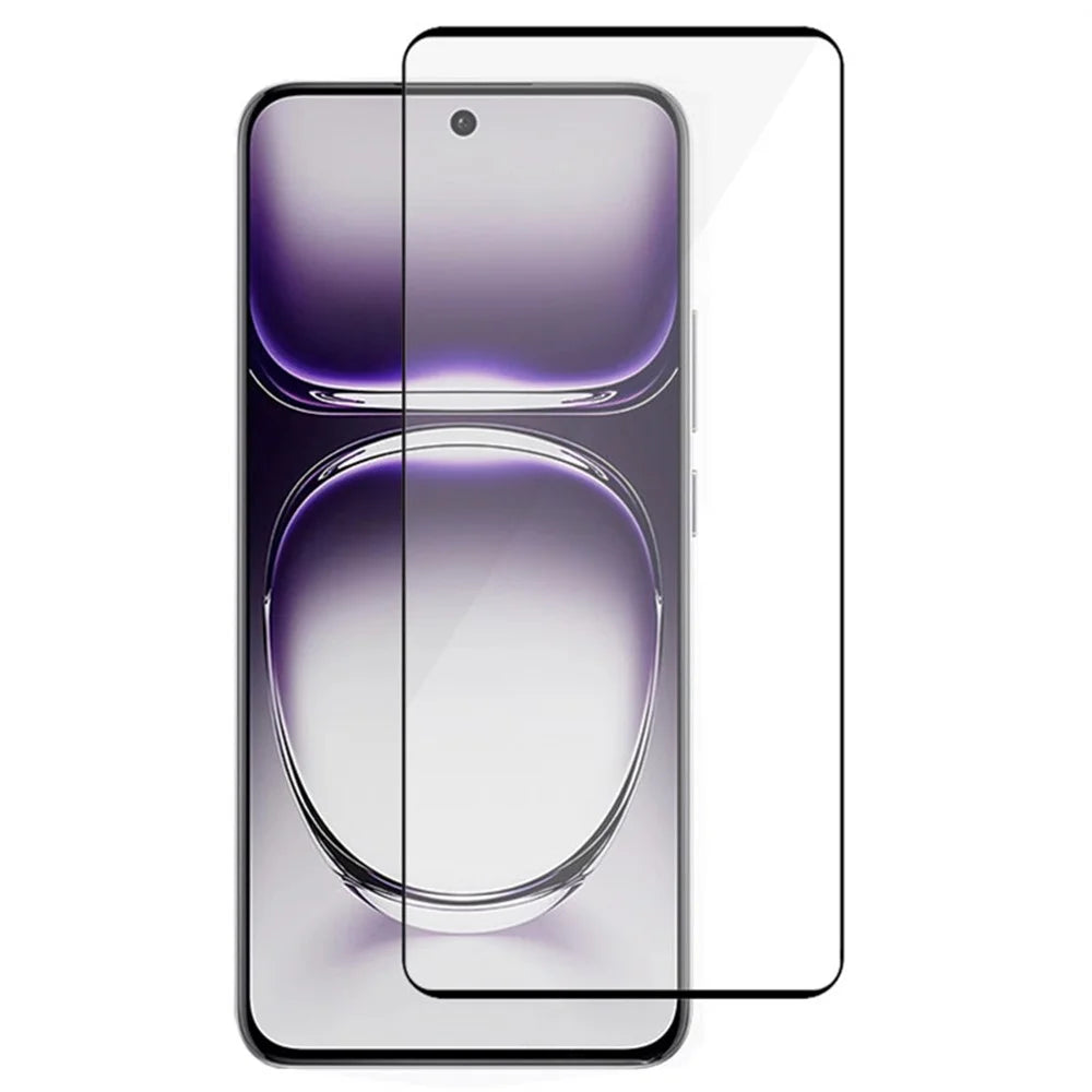 For Oppo Reno12 5G (Global) / Reno12 Pro 5G (Global) Screen Protector 3D Curved Tempered Glass Film Side Glue - 1
